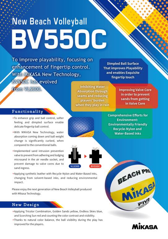 Mikasa Beach Pro 550C FIVB Match Ball 3