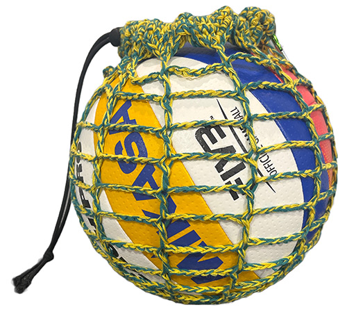 Cheekie - Handmade Crochet Volleyball Bag by Volleyroo Stefie Fejes 1