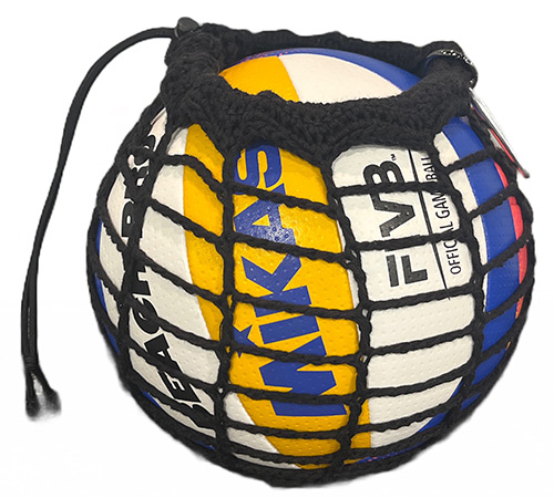 Cheekie - Handmade Crochet Volleyball Bag by Volleyroo Stefie Fejes 3