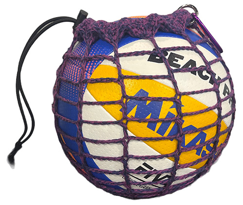 Cheekie - Handmade Crochet Volleyball Bag by Volleyroo Stefie Fejes 5