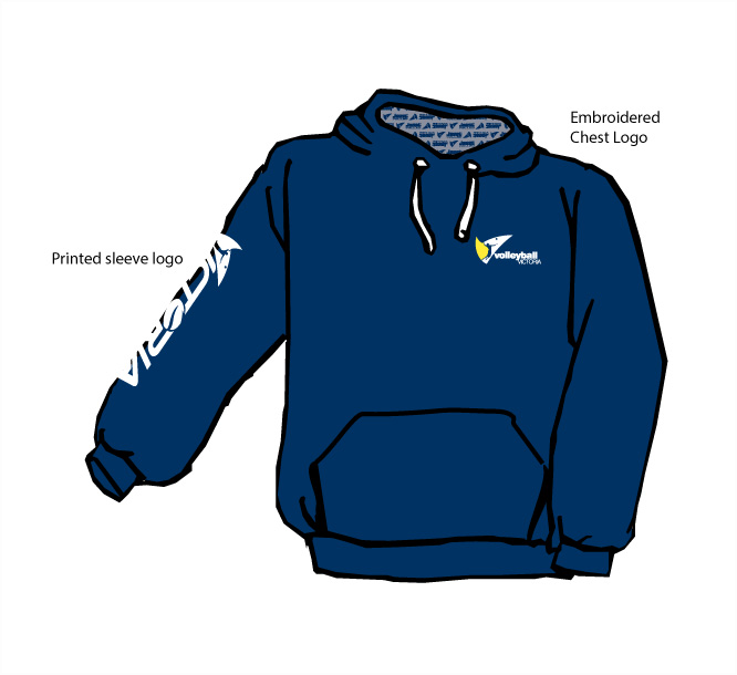 Australian Volleyball Warehouse VIC State Team Hoodie Unisex