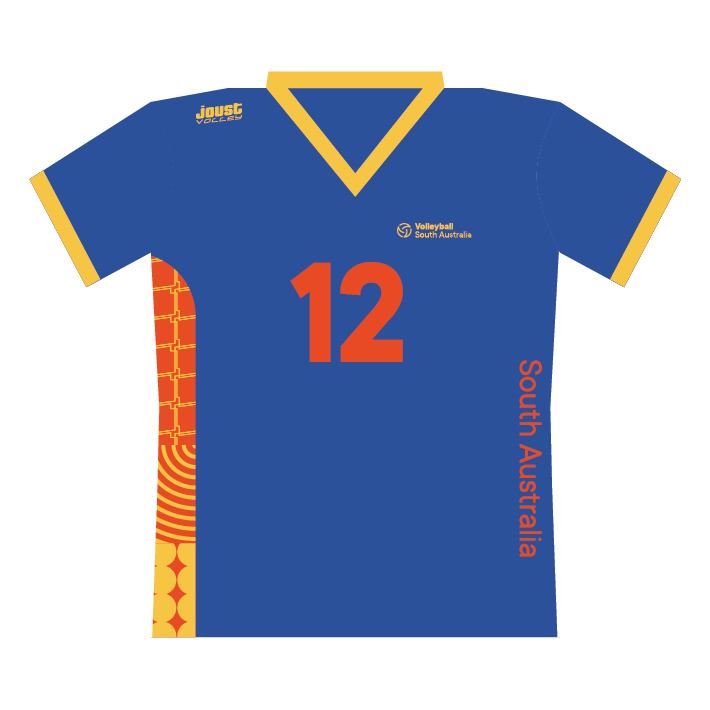 Australian Volleyball Warehouse VSA Womens Indoor Playing Top Blue