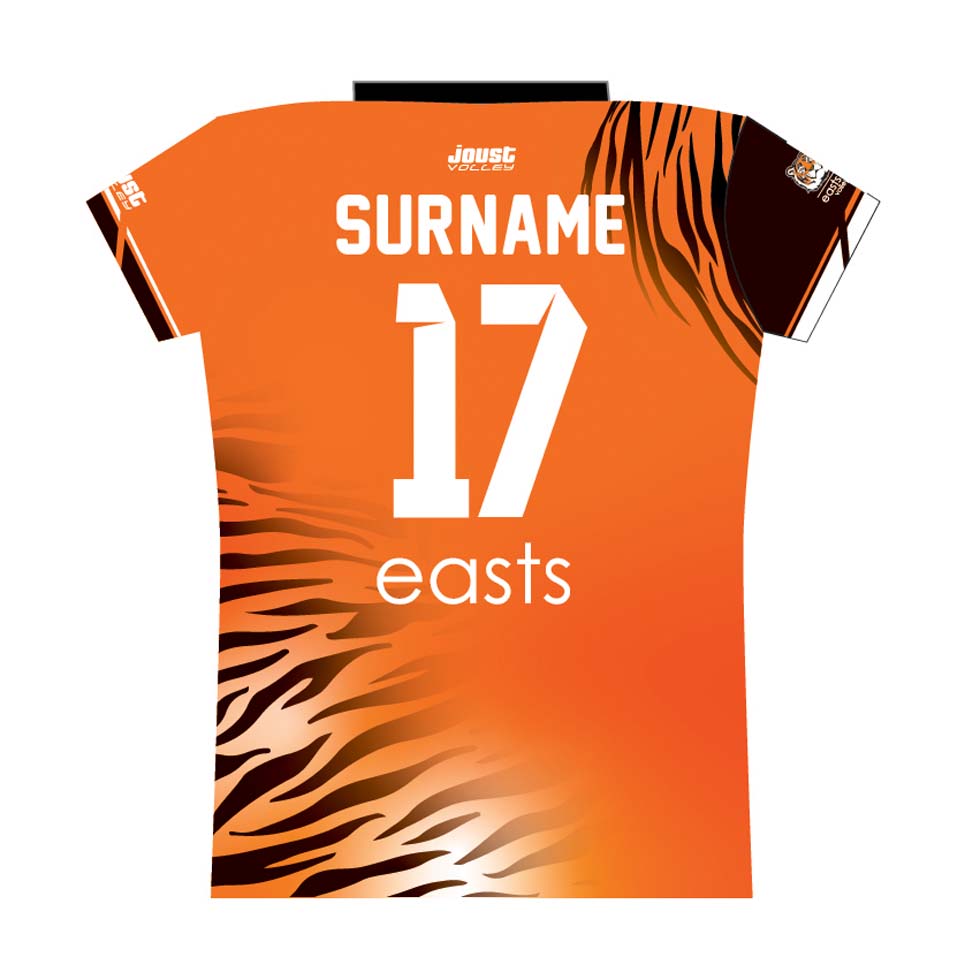 Easts Womens Playing Top - Orange 2