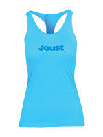 Joust-Stencil-Womens-T-Back-Singlet---Blue