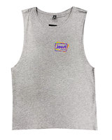 Joust-Fluro-Logo-Mens-Grey-Singlet