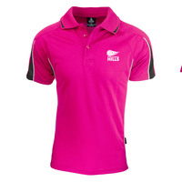 Hills-Mens-Pink-Polo