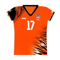 Easts Womens Playing Top - Orange - 1
