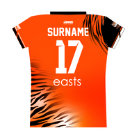 Easts Womens Playing Top - Orange - 2