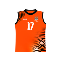 Easts Mens Prems Sleeveless Top - Orange - 1